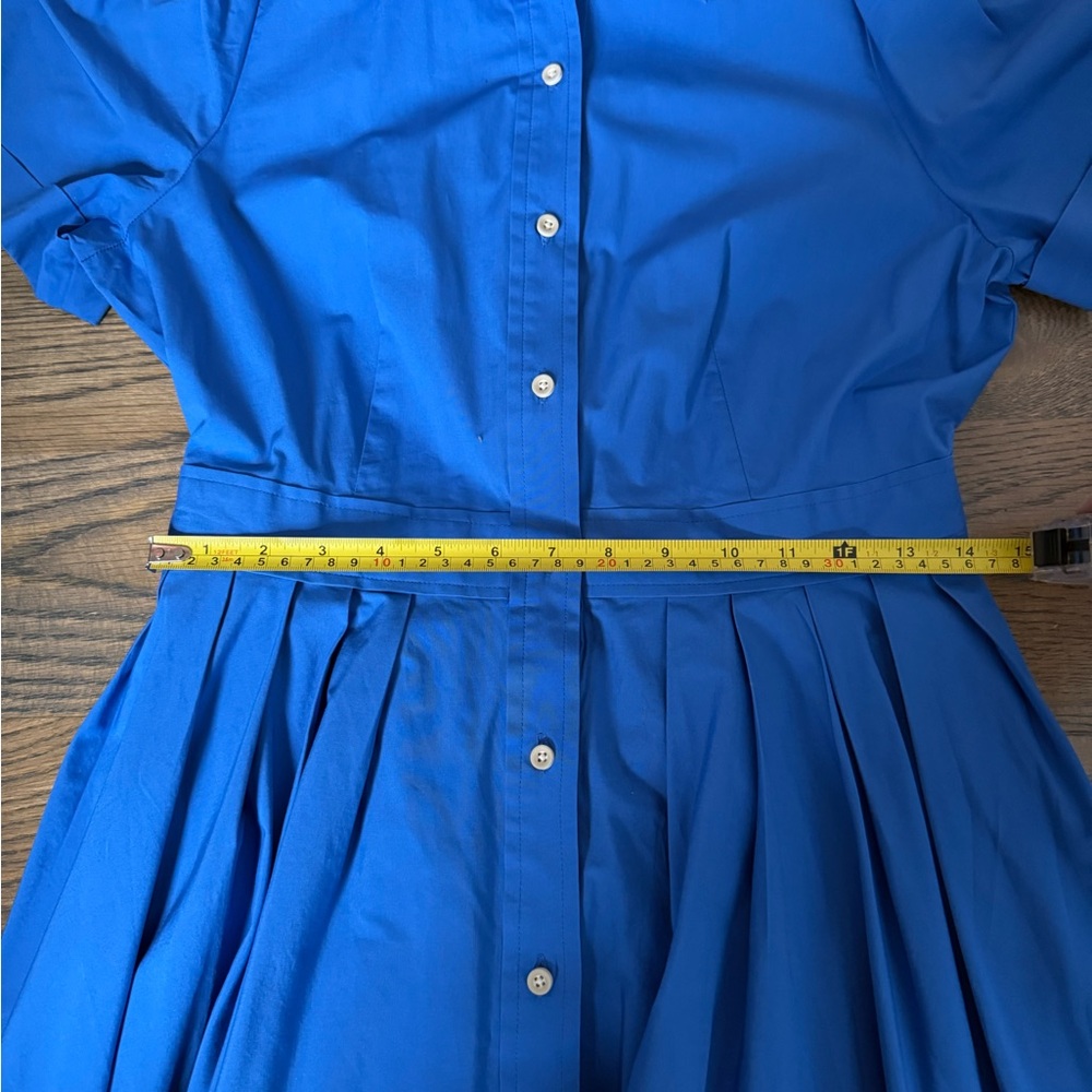 Alexis for Target cobalt blue button-down shirtdress. Size S. Like new. - Picture 8 of 9